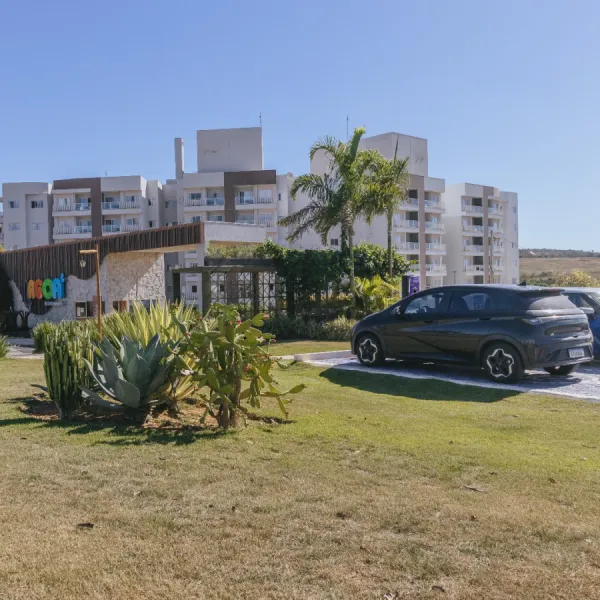 Foto demonstrativa de Hotel em Caldas Novas com carregador de carro Elétrico | Lagoa EcoTowers