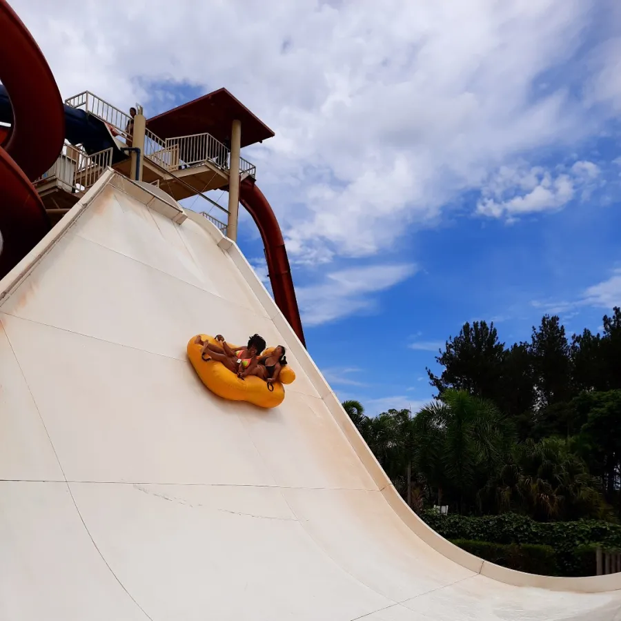 Hot Half no Lagoa Termas Parque: Rampa em U